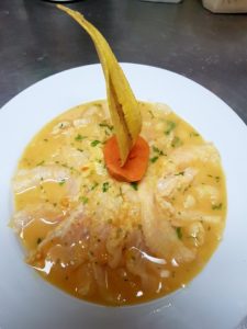 TIRADITO DE PESCADO